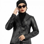 کت چرم زنانه مدل مژده (مارال چرم)